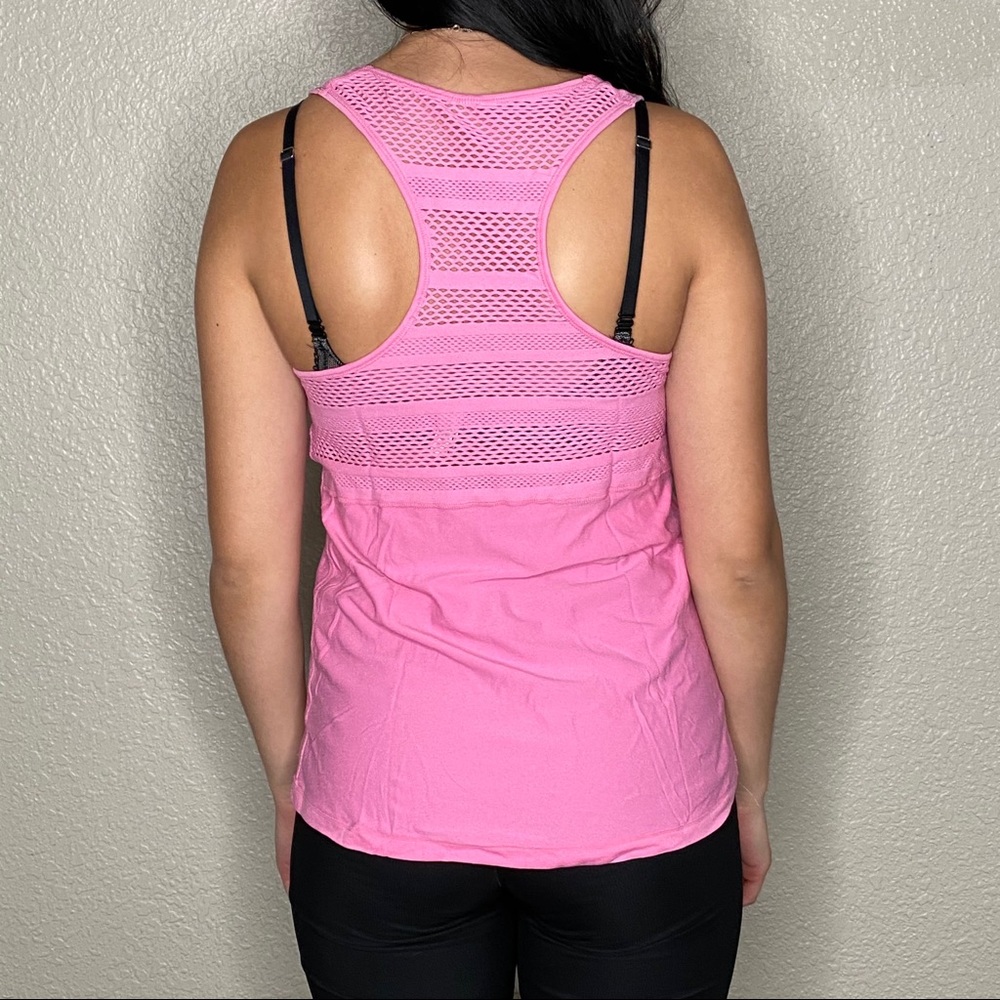Pink Racerback Workout Top - Picture 2 of 2